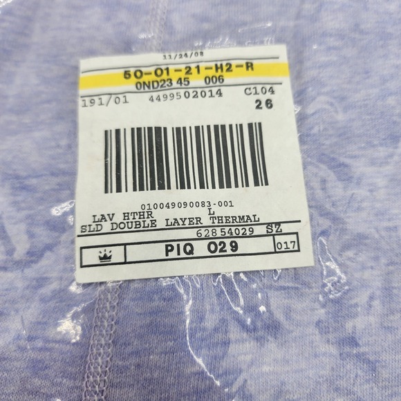 Ll Bean Double Layer Thermal Pants Womans Size Large Purple - Picture 4 of 6